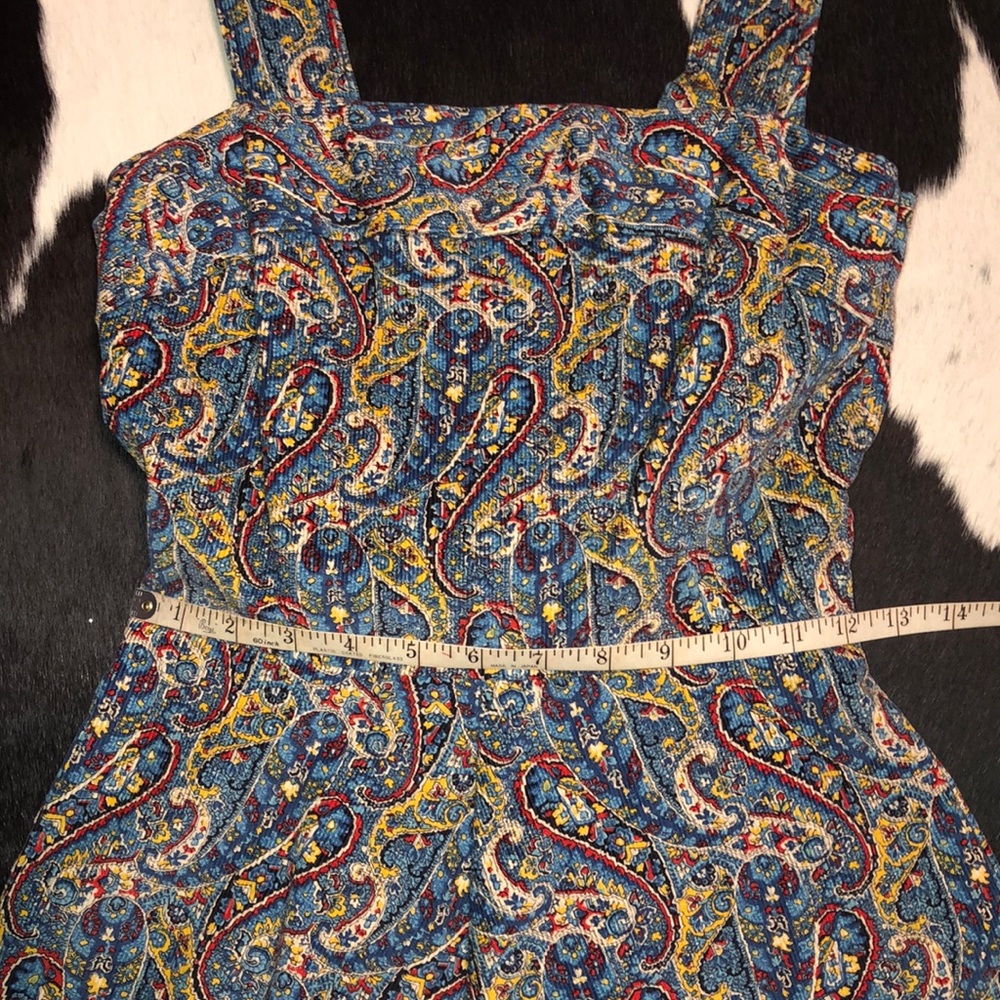 Vintage 1970’s paisley dress, xs fit - Picture 8 of 12